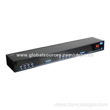 8-channel Active UTP Video Transceiver, Working with Active Transmitter, 90 to 250V AC Power Supply